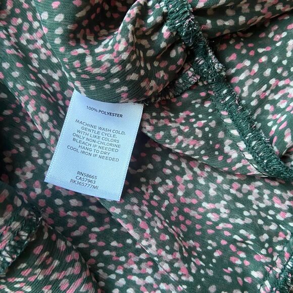 Free Press Clothing Long Sleeve Peplum Feminine Top Blouse with Bertha Collar - Picture 13 of 13